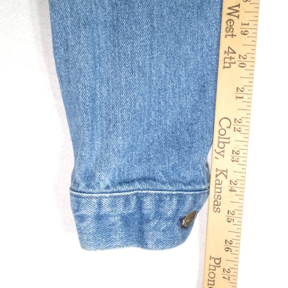 Carhartt Denim Truckers jacket 100 Anniversary 1889-1989 Men's Size M VTG 80's - Picture 14 of 15